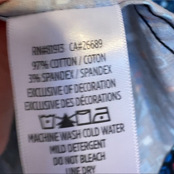 Robert Graham Ludwig Geo Print Stretch Button-Up Shirt, Navy, NWT, Size Medium - Picture 10 of 15